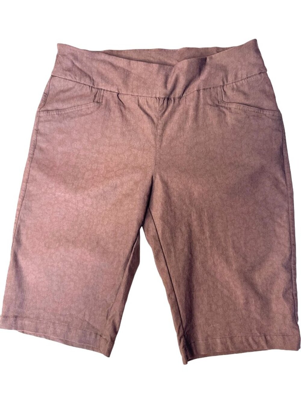 NWT GGblue Womens Brown Golf Shorts Stretchy Rayon Blend W/Pockets Size 8